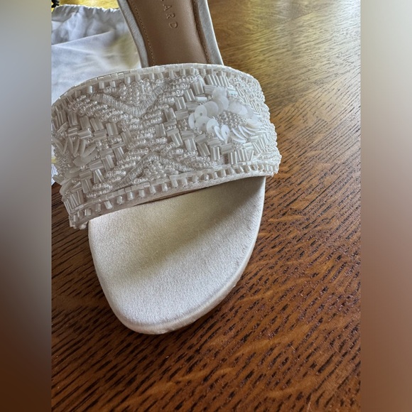 Veronica Beard Saxton Heels Sandal White size 8 - Picture 8 of 12